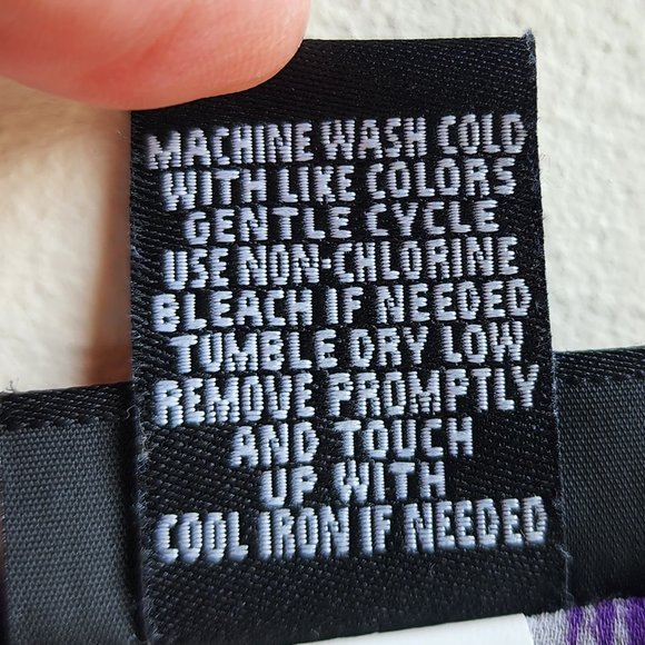 Torrid Purple Aztec ZigZag Sheer Polyester Blouse Size 1X - Picture 7 of 14